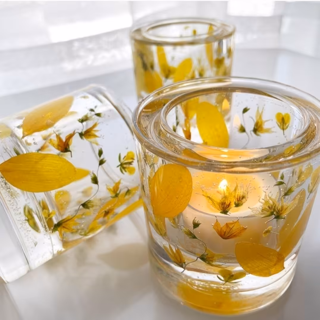 شمع دست ساز معطر و تزیینی 