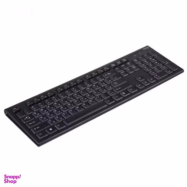 کیبورد و ماوس بی سیم هترون مدل HKCW130 با حروف فارسی