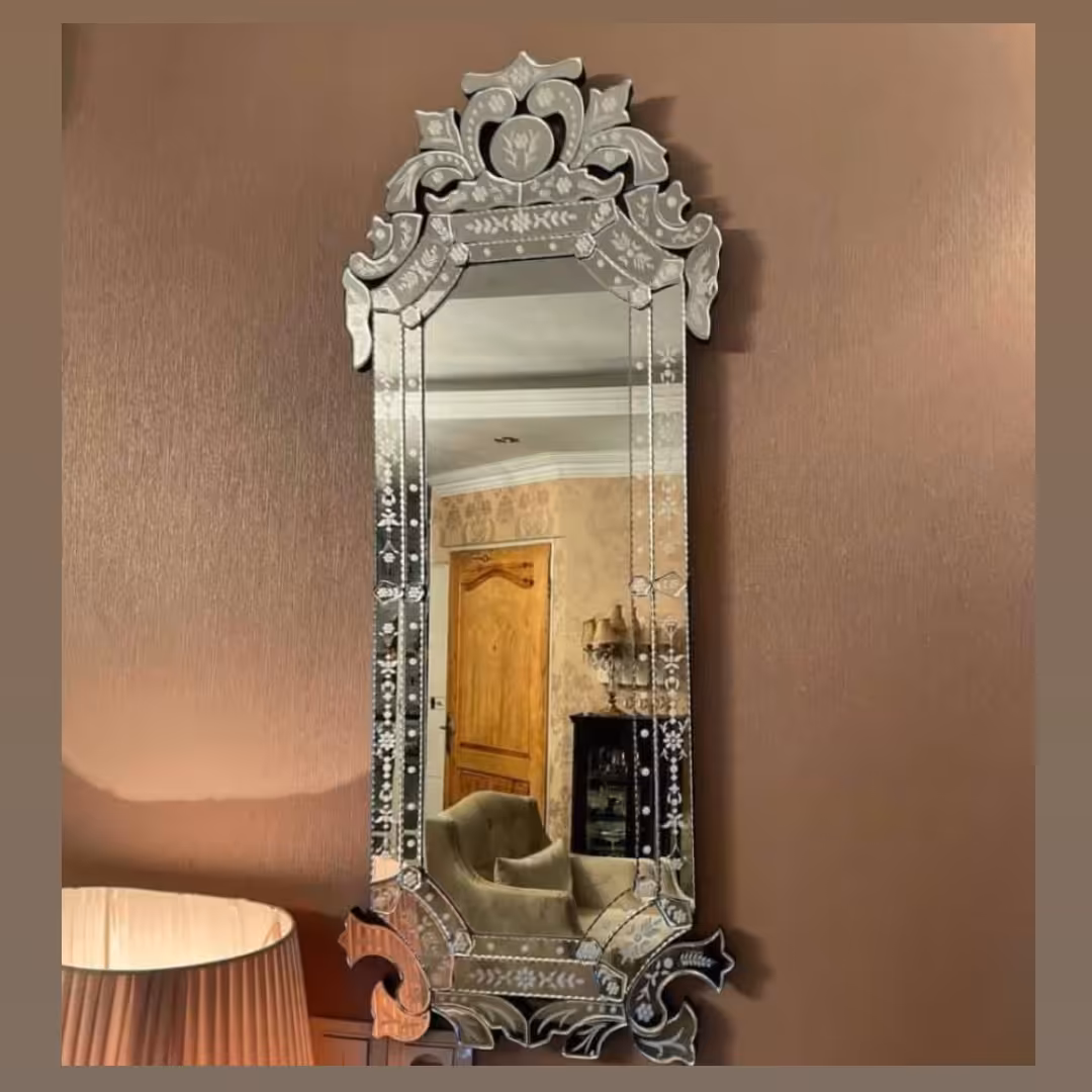 آینه ونیزی دیواری ابعاد 150  در 60 cm 