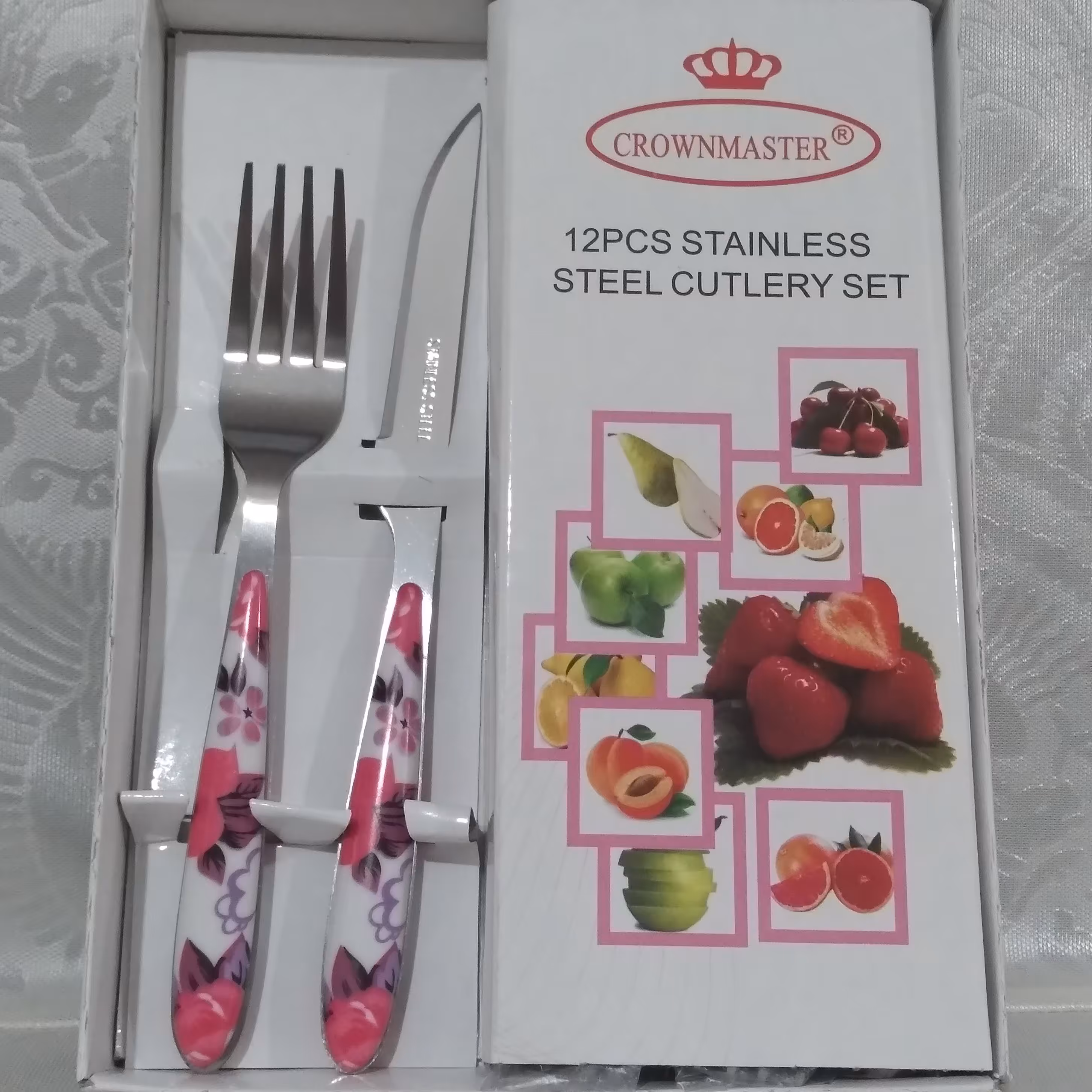 کارد و چنگال استیل 12 عددی