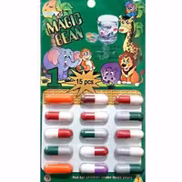 کپسول جادویی سحرامیز مجیک بین
برای کودکان بالای سه سال بسته 25عددی