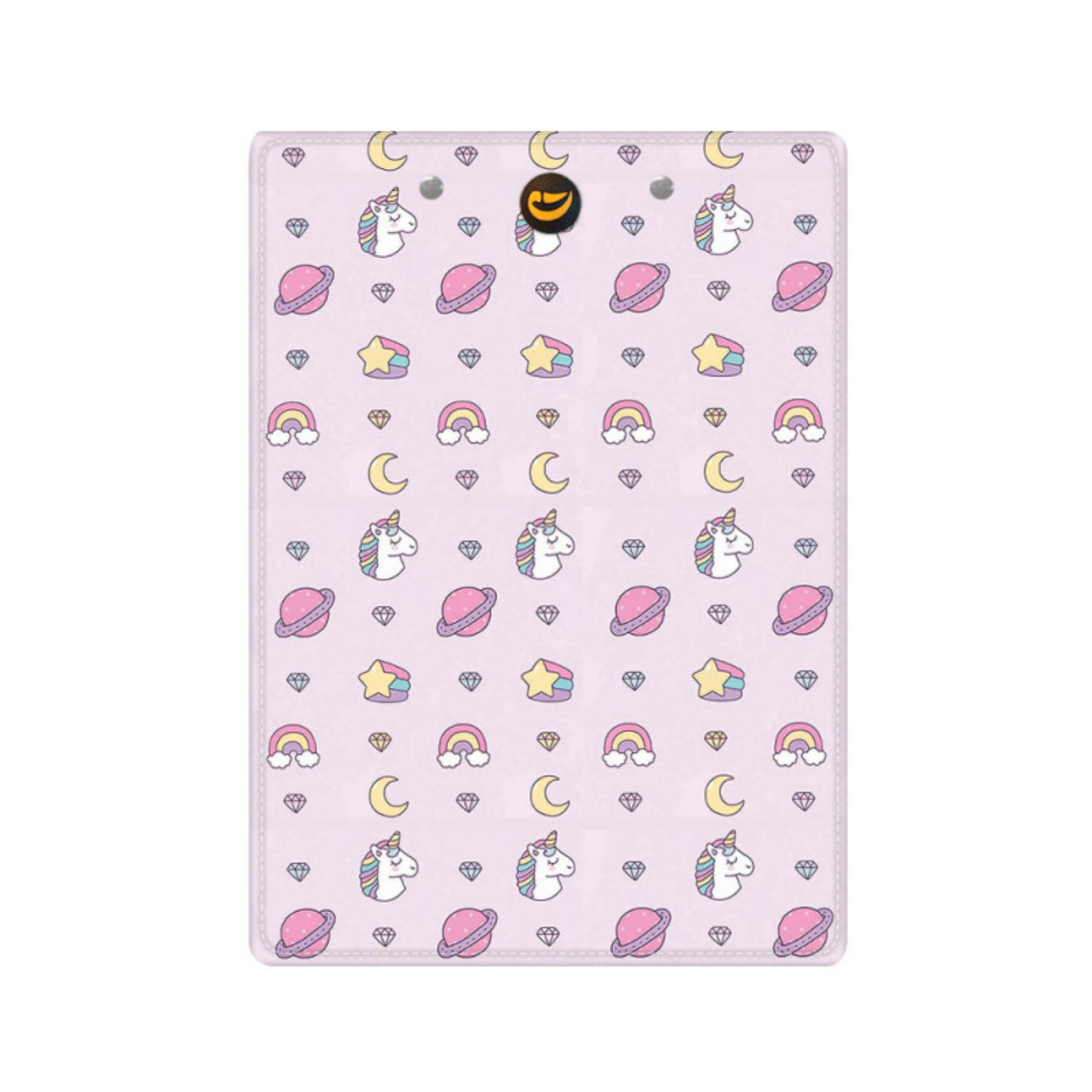 زیردستی کتیبه طرح پترن تک شاخ سایز پاپکویی کد1444