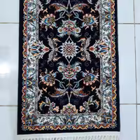 پادری فرش 700 شانه 50 در 80 سانت افشان صبا سرمه ای مشکی صددرصد نخ اکریلیک با خاب بالا ارسال پس کرایه