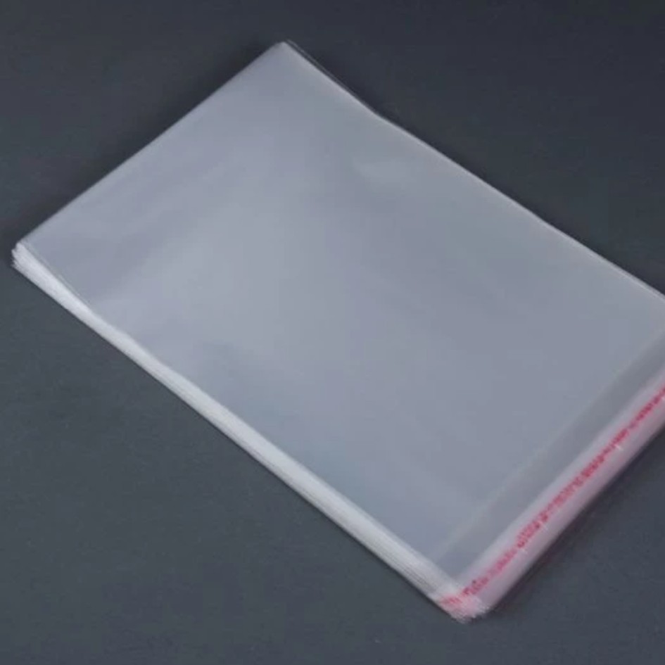 سلفون لبه چسب دار شفاف سایز  18 در 25 بسته ی 20 عددی