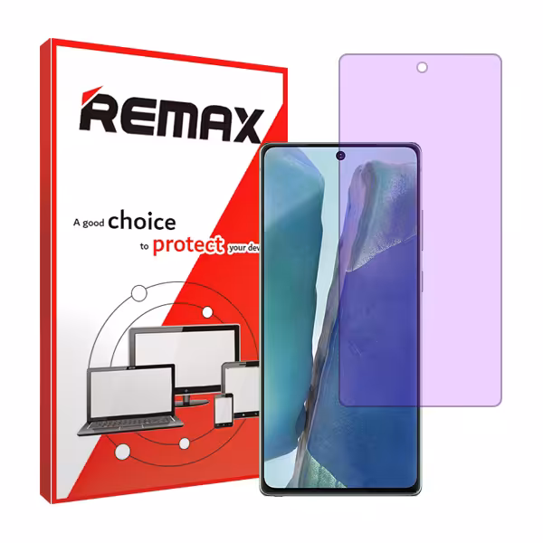 گلس سامسونگ Galaxy Note20 مدل آنتی پرپل برند ریمکس کد S