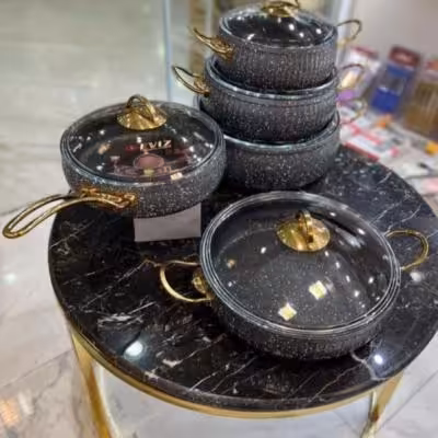 سرویس قابلمه 10پارچه گرانیتی اویز