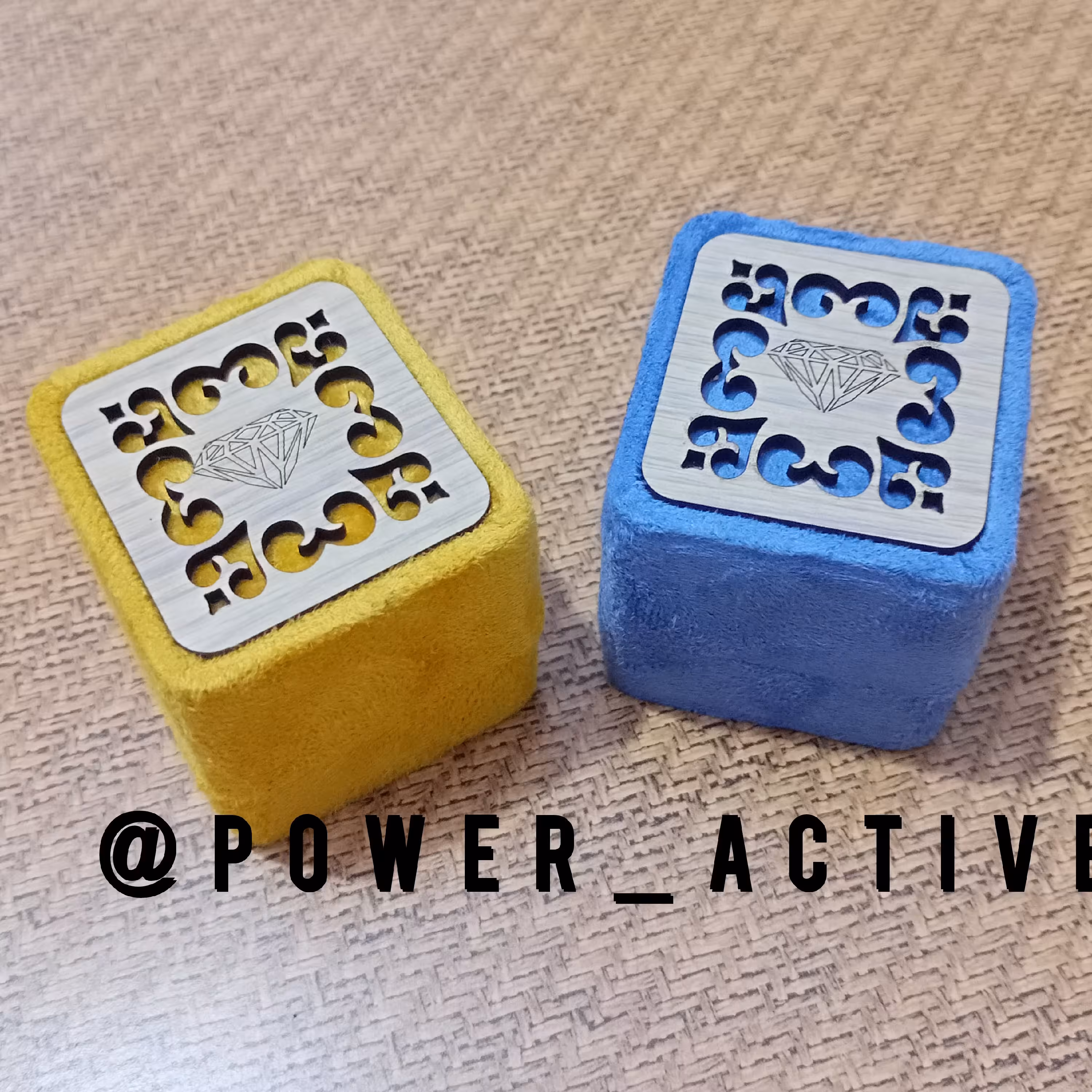 جعبه مخمل انگشتری