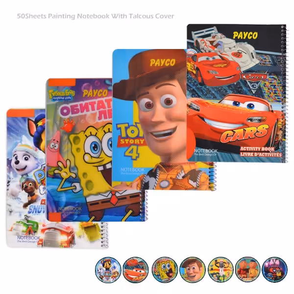 دفتر 50 برگ فانتزی و کلاسیک