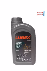 روغن و مکمل موتور MITRAS AX HYP 75W80 1 LT تولید انتقال 2022 Lubex