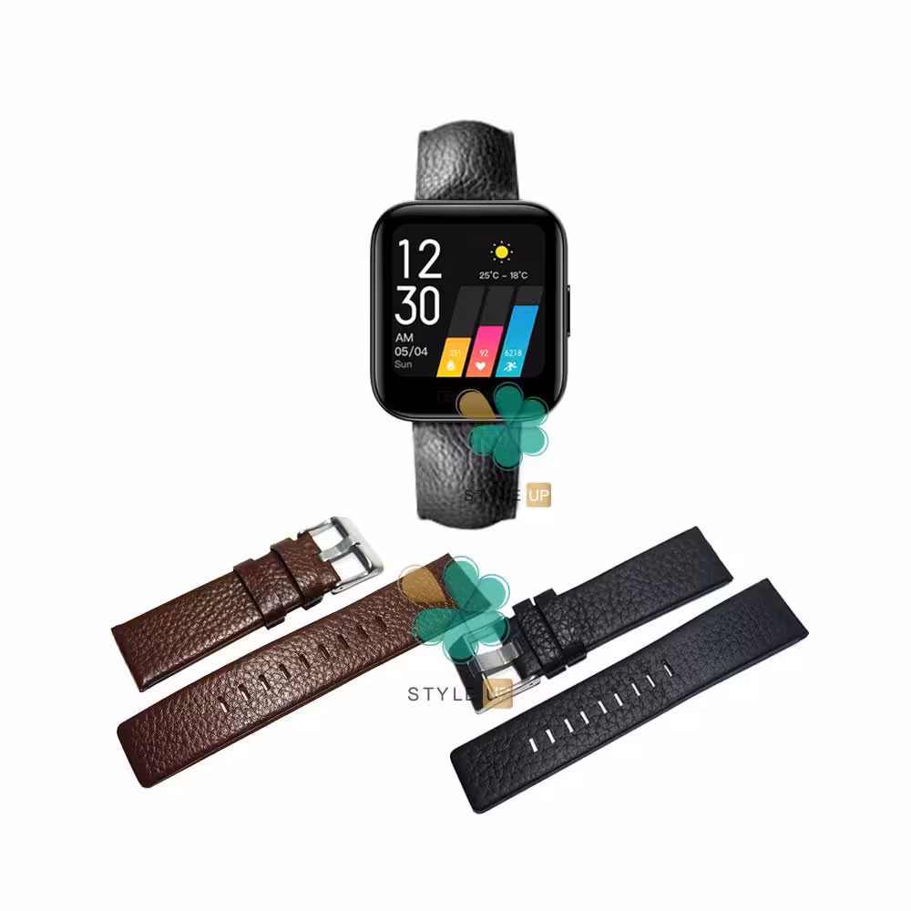 بند چرمی ساعت ریلمی واچ Realme Watch طرح LITCHI