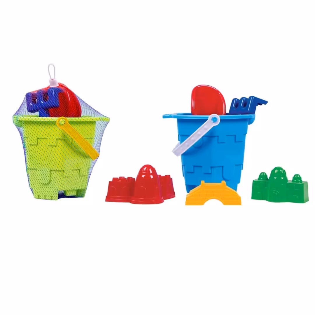 شن بازی مدل ست سطل دریایی قلعه بزرگ لوازم شن بازی کودکانه 