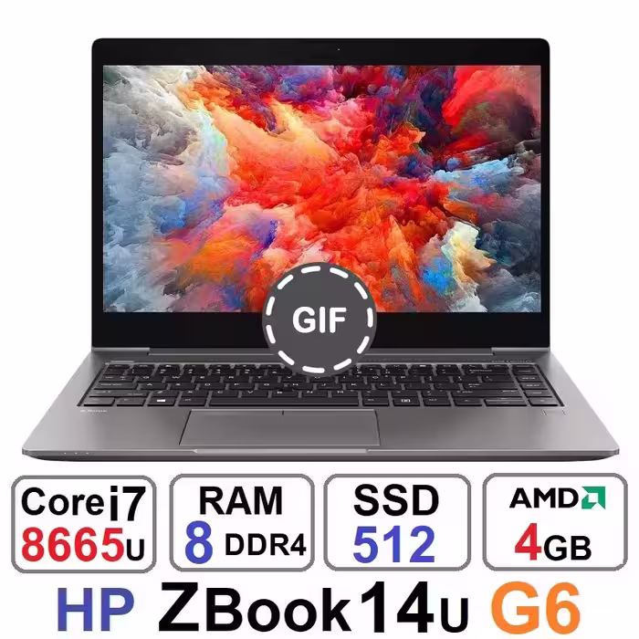 لپ تاپ اچ پی HP ZBook 14u G6 CORE i7 8665u SSD512