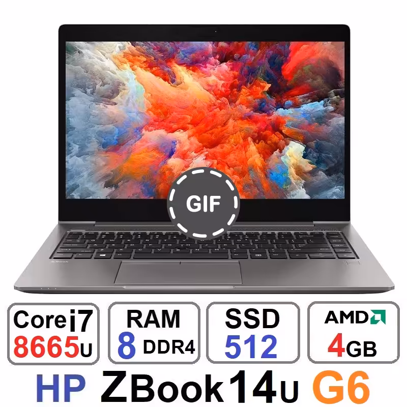 لپ تاپ اچ پی HP ZBook 14u G6 CORE i7 8665u SSD512