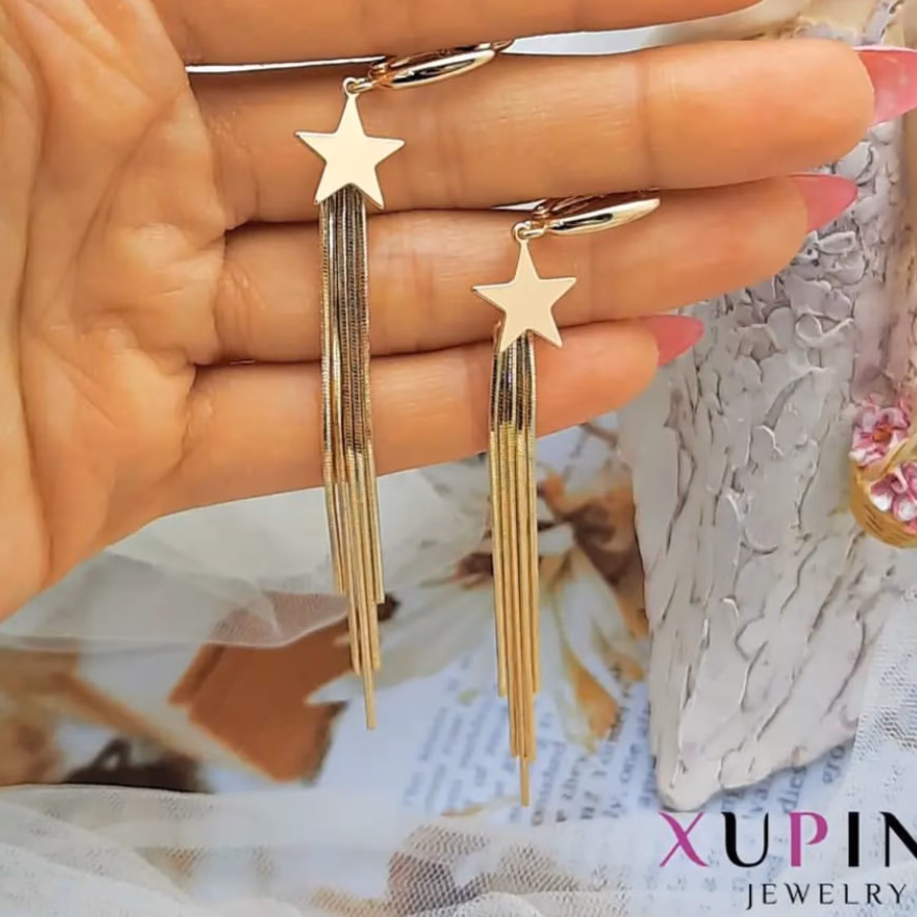 گوشواره حلقه اویز 17