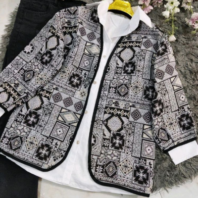 مانتو کتی زنانه نخی تافته مدل کتی تافته