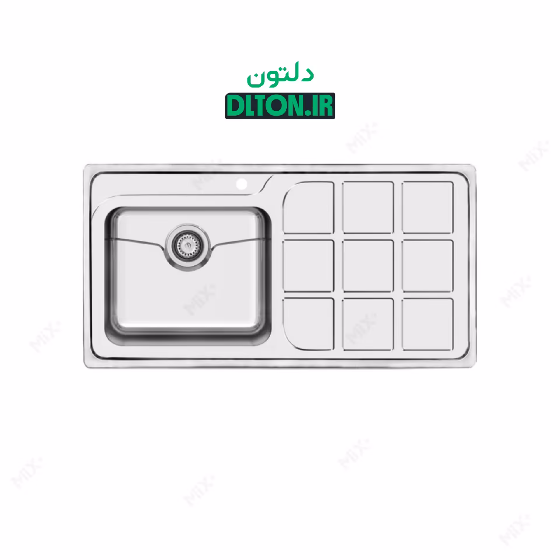 سینک توکار میکس پلاس مدل 7034P45

