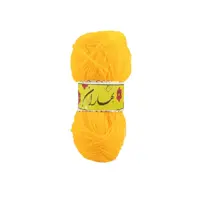 کاموا بهاران زرد (بسته 5 عددی)(کاموا نازک دولا)(40 گرمی - متراژ حدود 100 متر)