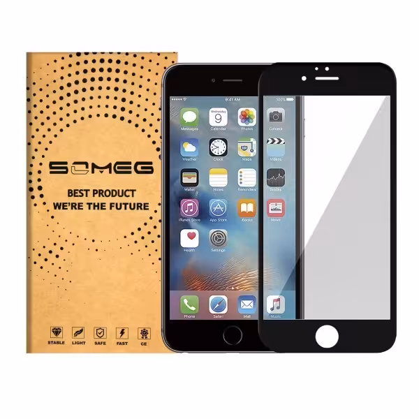 محافظ صفحه نمایش سومگ مدل 9-Nitro مناسب برای گوشی موبایل اپل Iphone 6s Plus | فروشگاه اینترنتی تاتا کالا