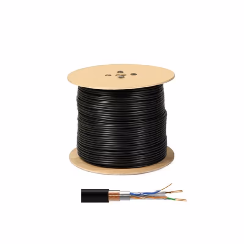 کابل شبکه Cat6 SFTP Outdoor CU Double Jacket نگزنس مغزی 0.45mm