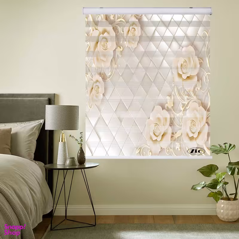 پرده زبرا زیو کد 3D1208 سایز 150x200 سانتی متر