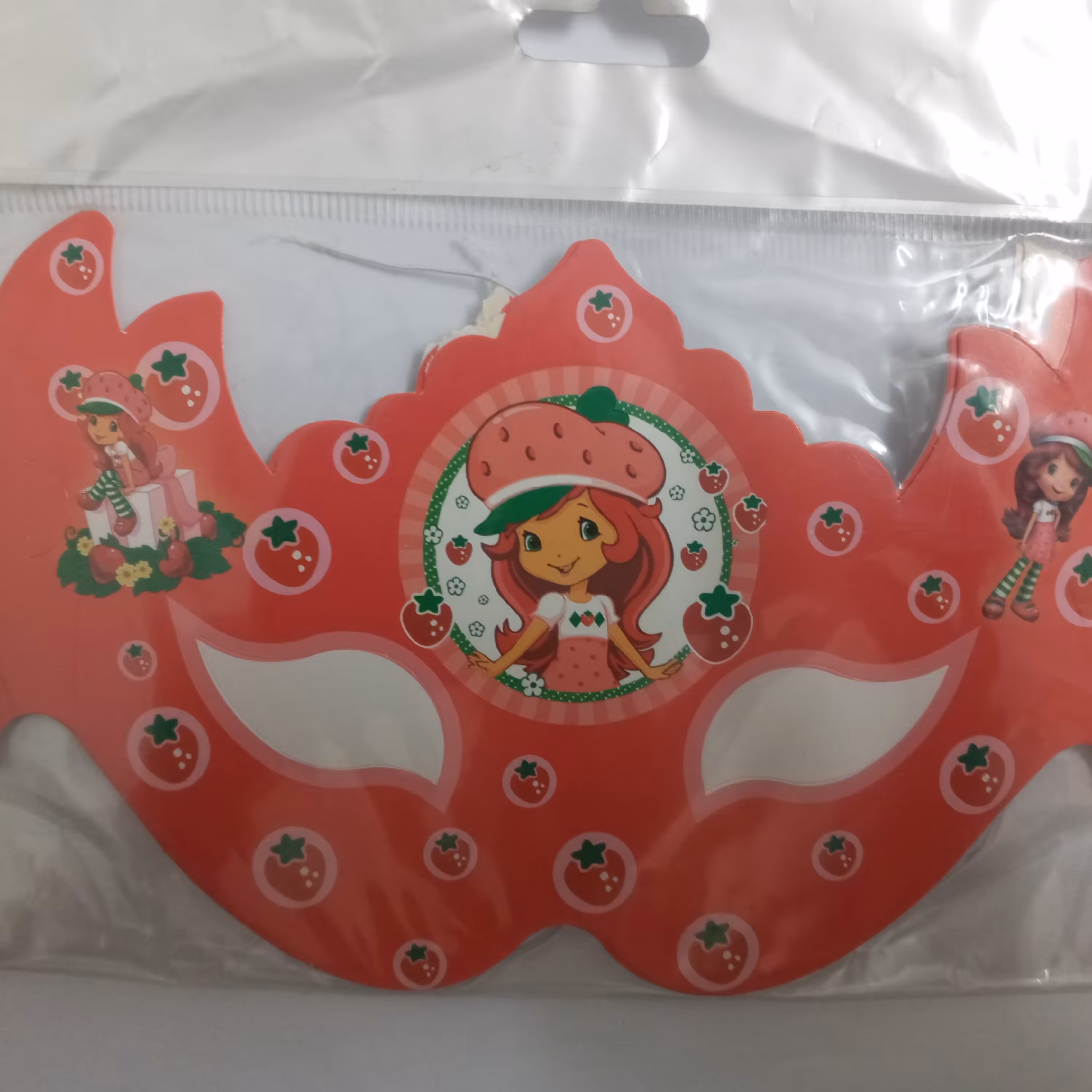 نقاب صورت مدل دختر توت فرنگی  6عدددرهربسته