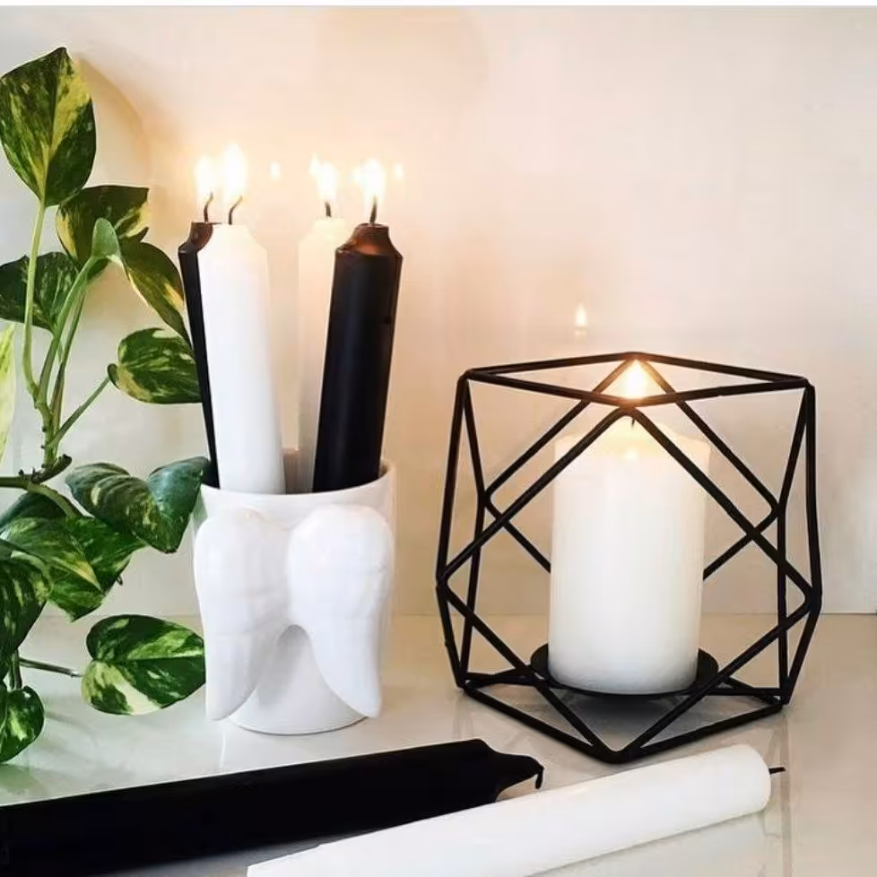 جاشمعی هندسی چندضلعی فلزی