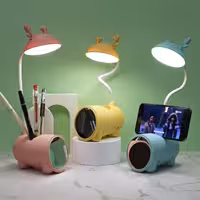 چراغ مطالعه مدل شارژی آینه دار چراغ مطالعه جامدادی چراغ مطالعه جاموبایلی