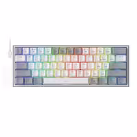کیبورد مکانیکال گیمینگ ردراگون K617 FIZZ RGB White/Grey