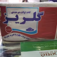 دستمال توالت گلریز 2عددی قدرت جذب بالا چهار لایه