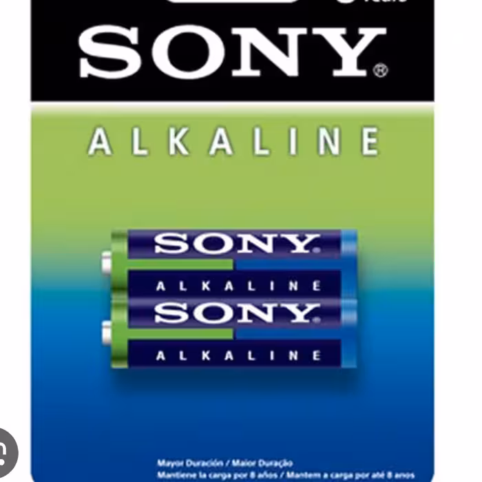 باتری سونی الکالاین نیم قلم  و قلم دو عددی                              شش بسته 