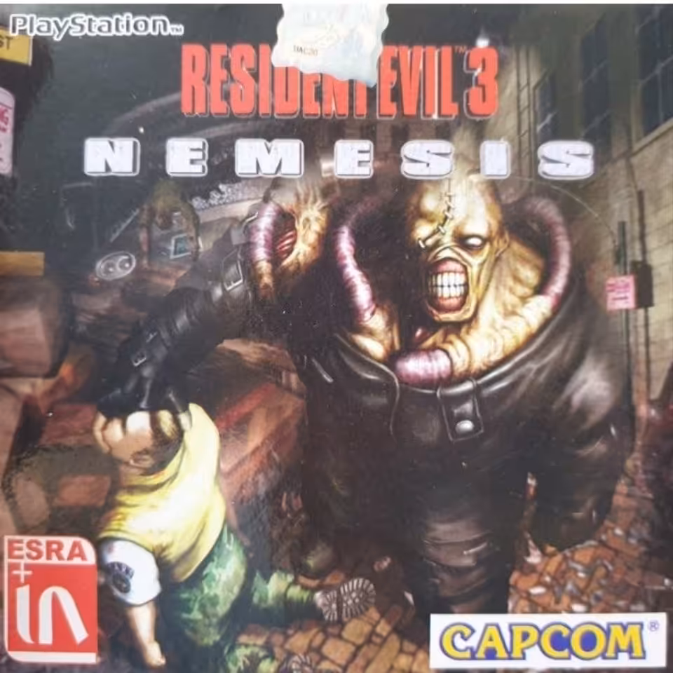 بازیRESIDENT EVIL 3 برای پلی استیشن ps1

