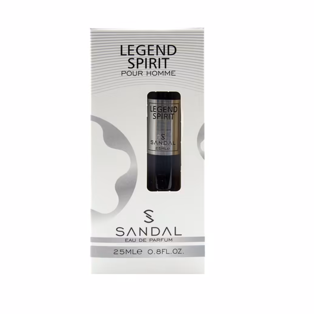 عطر جیبی مردانه صندل مدل Legend Spirit حجم 25 میل