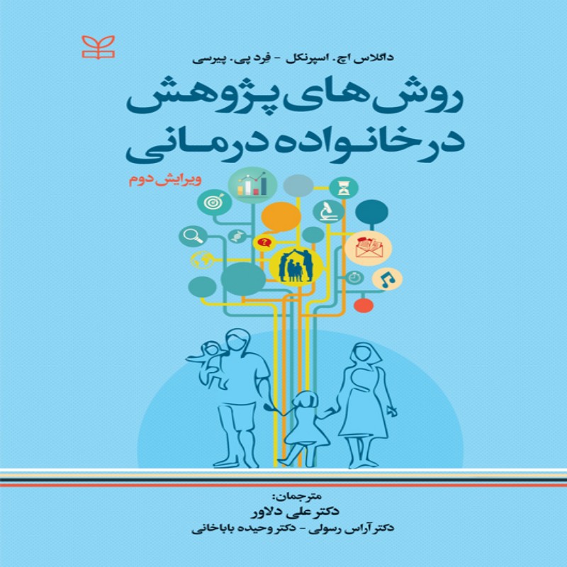 کتاب روش های پژوهش در خانواده درمانی ترجمه علی دلاور