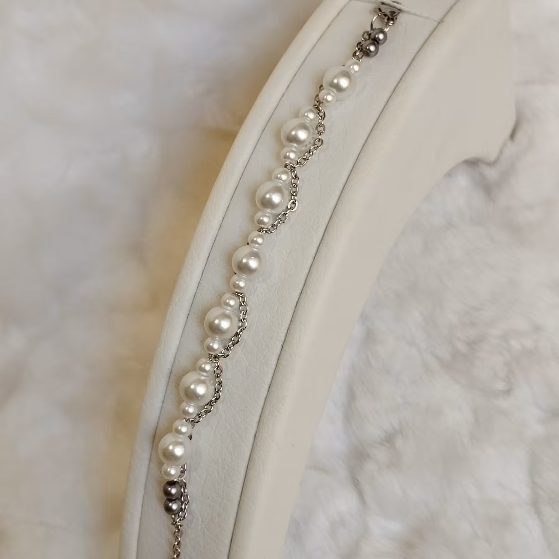 دستبند مرواریدی کد 7