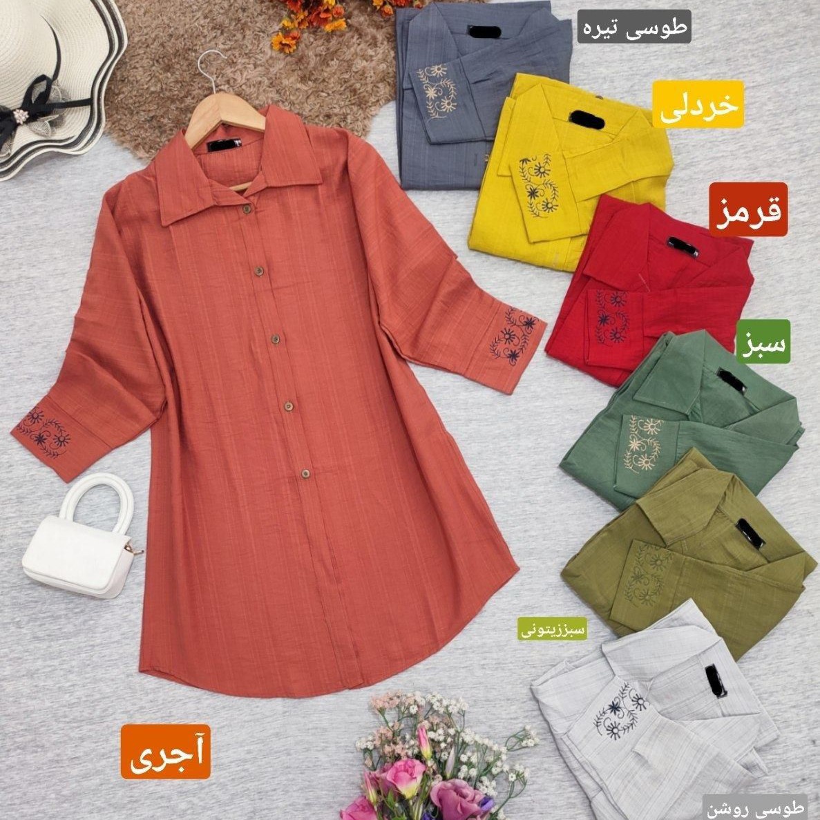 مانتو تابستانی مانتو زنانه شومیز پیراهن تونیک سارافون