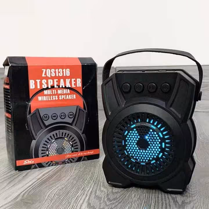 اسپیکر بی سیم قابل حمل مدل ZQS1316 رقص نور دار فلش خور ( ارسال رایگان) 