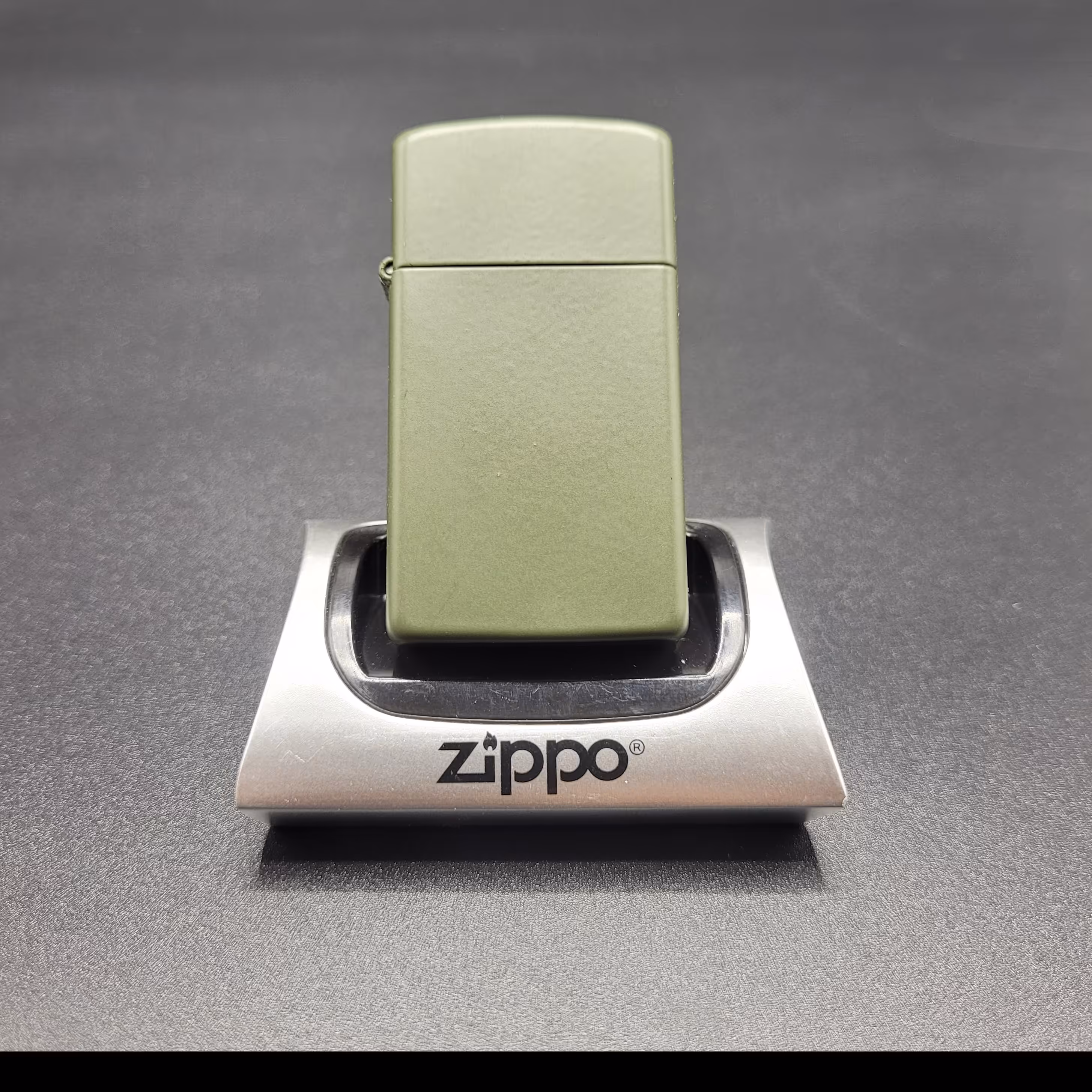 فندک زیتونی باریک زیپو اورجینال 