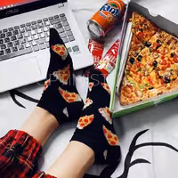 جوراب پیتزایی مچی نخ پنبه فری سایز