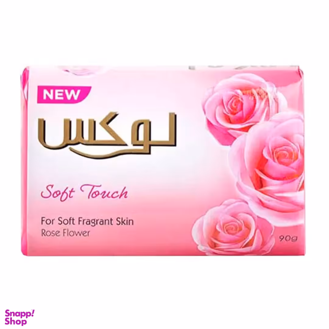 صابون شستشو لوکس مدل رز فرانسوی وزن 90 گرم بسته 6 عددی