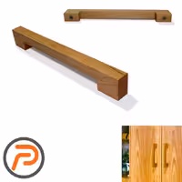 دستگیره چوبی راش طرح کلاسیک