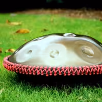 دوربافت هنگدرام دو رنگ قرمز دودی