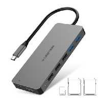 هاب 11 پورت USB-C لنشن سری CLOUD ALA مدل C19