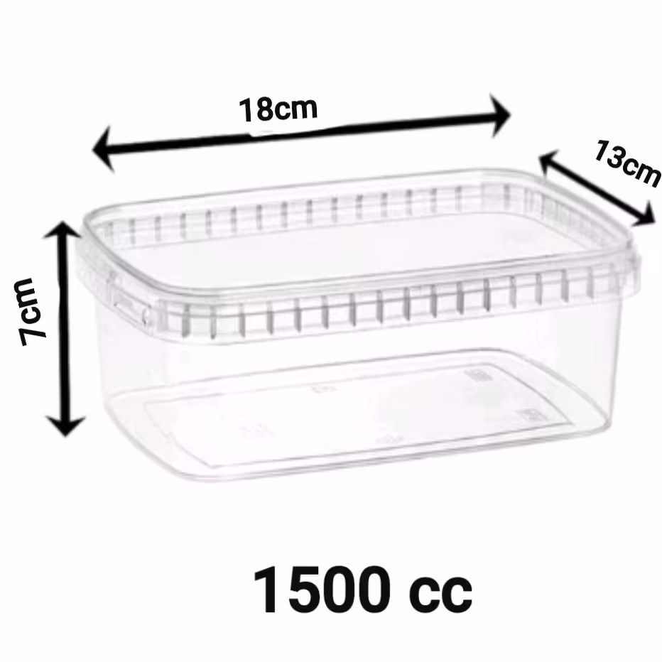 پک پنج عددی ظرف فریزری پلاستیکی2000سی سی