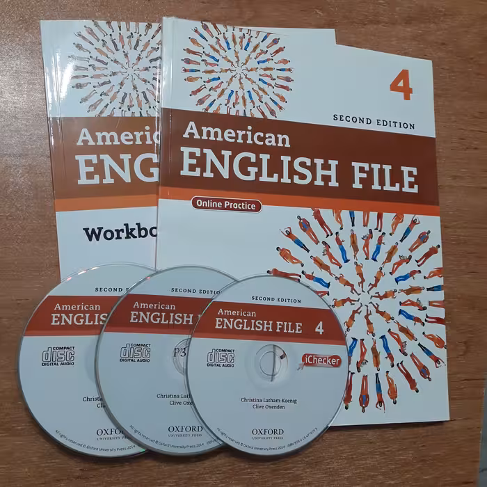کتاب امریکن انگلیش فایل 4 ویرایش دوم American English File 4 2nd Edition