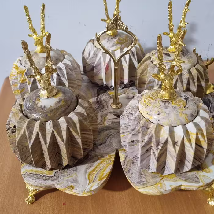 پاسماوری و جا ادویه گلبرگی لوکس و خاص