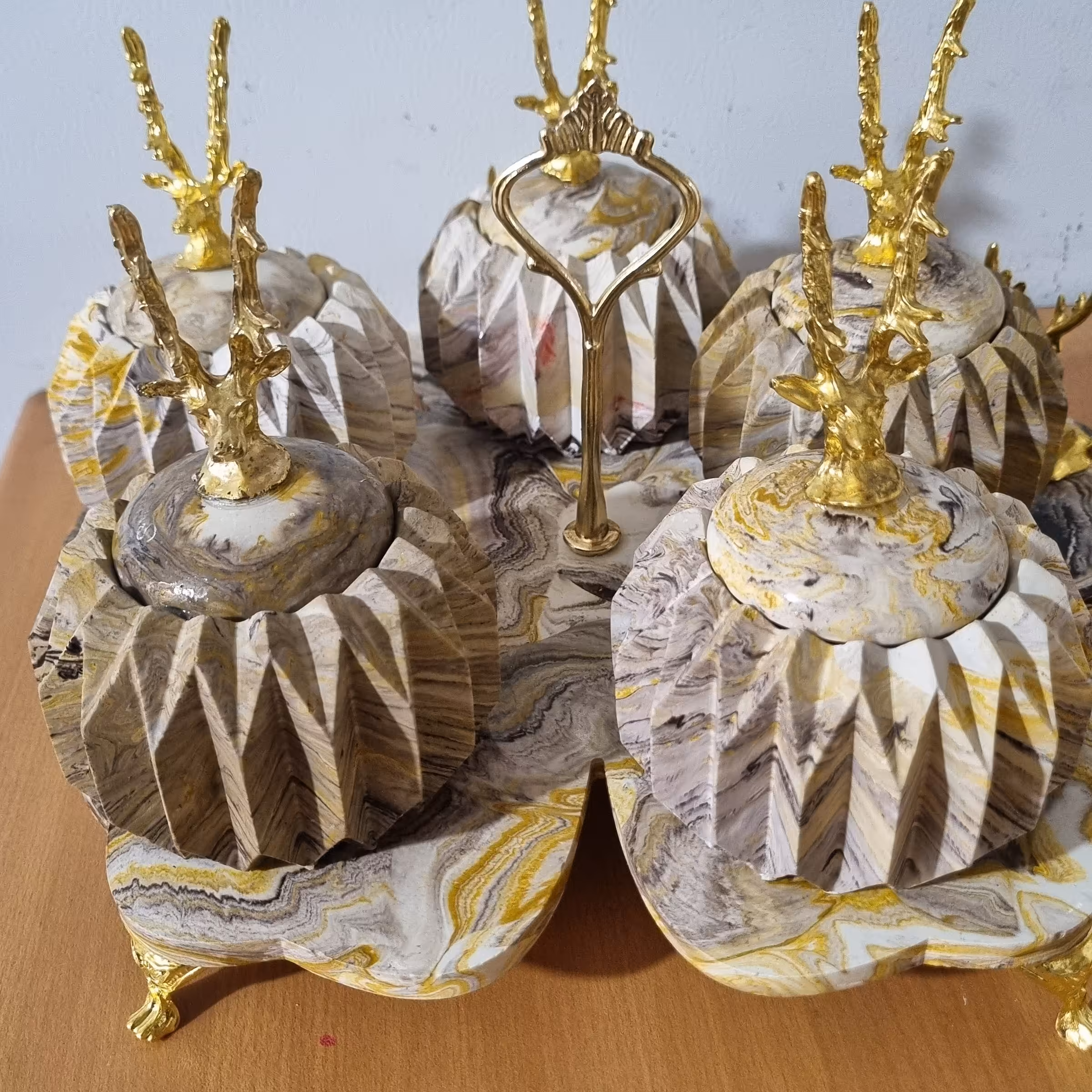 پاسماوری و جا ادویه گلبرگی لوکس و خاص