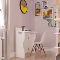 میز تحریر تاشو ساده پایه بلند-k35