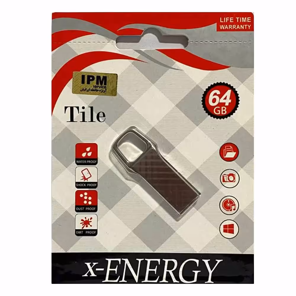 خرید فلش مموری 64 گیگابایت ایکس انرژی مدل X-ENERGY TILE