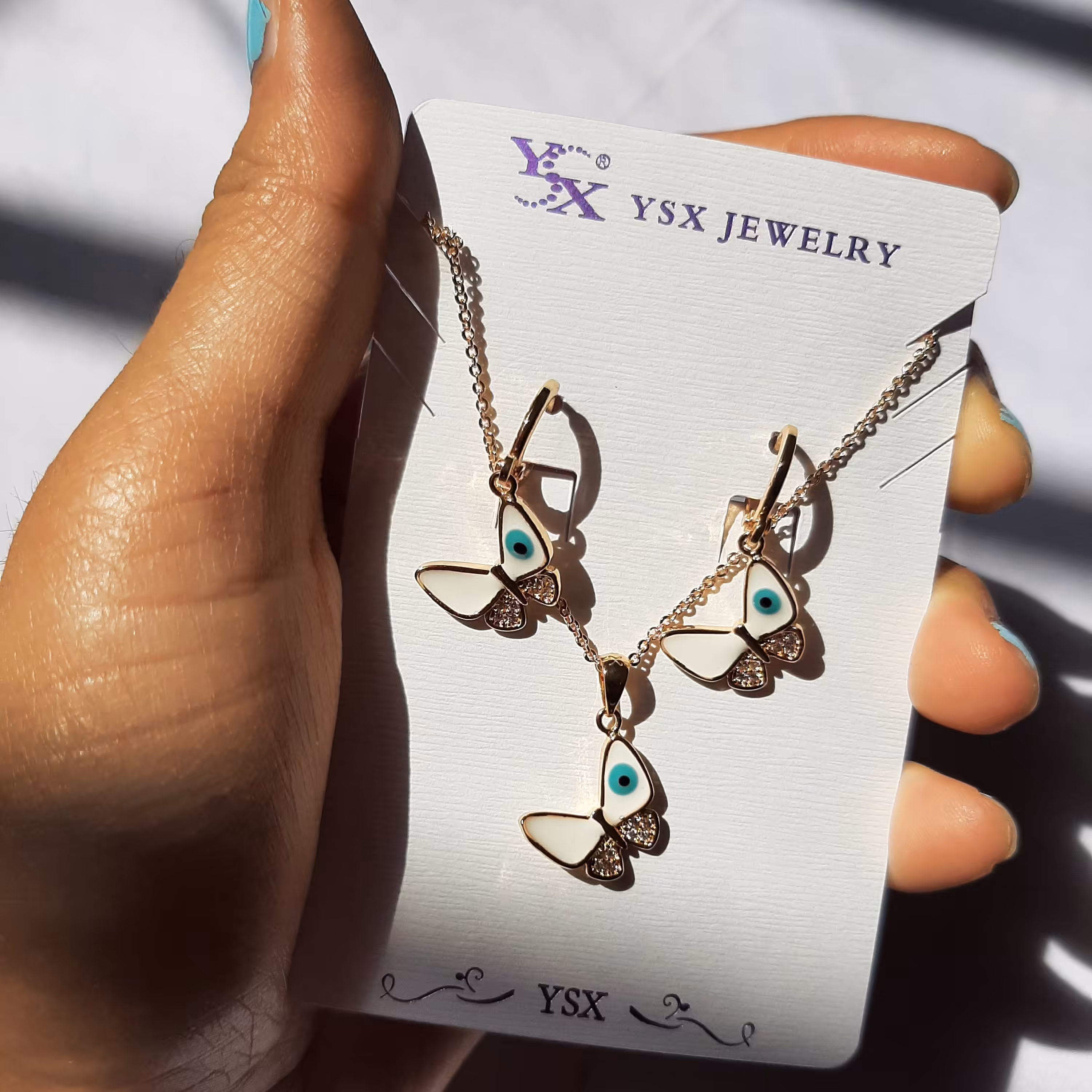 نیم ست پروانه چشم نظر 