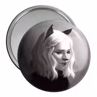 آینه جیبی خندالو مدل سریال ونزدی Wednesday کد 25195